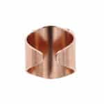 Cocktail ring with square parma crystals by on aura tout vu