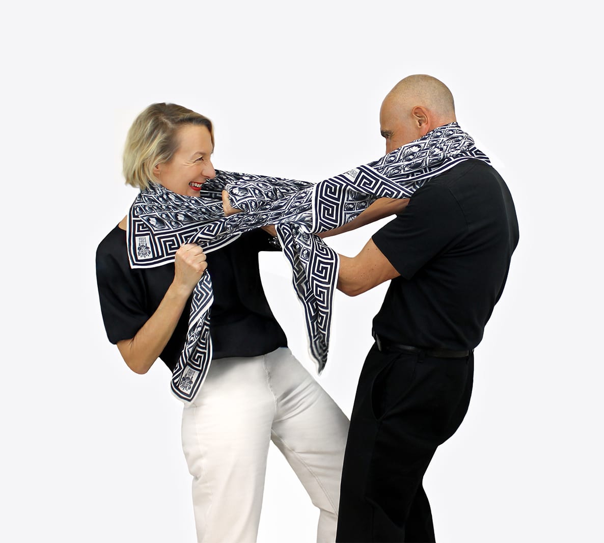 Etole EFIRA imprimée de timbres noirs et blancs – Image 5