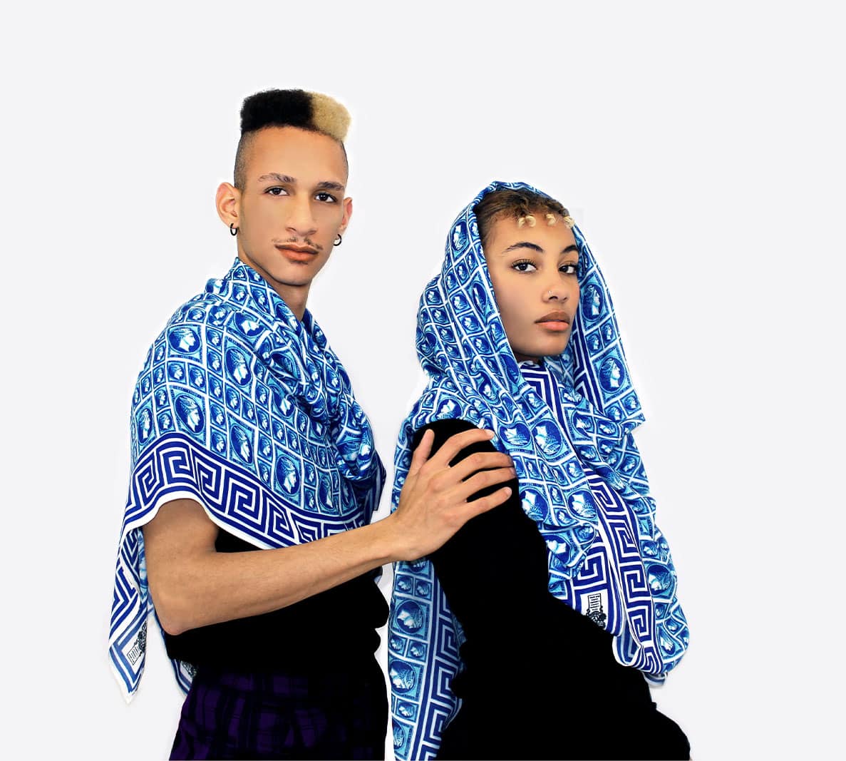 Etole ERAFI imprimée de timbres bleus – Image 6