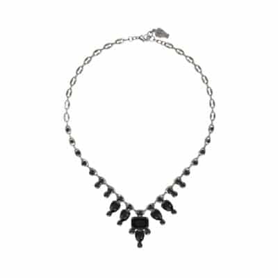 collier cristaux noir on aura tout vu