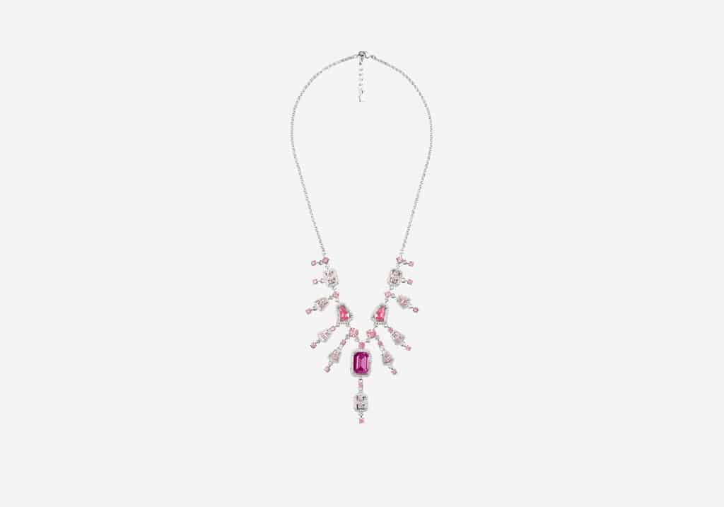 collier en strass roses moulin rouge by on aura tout vu