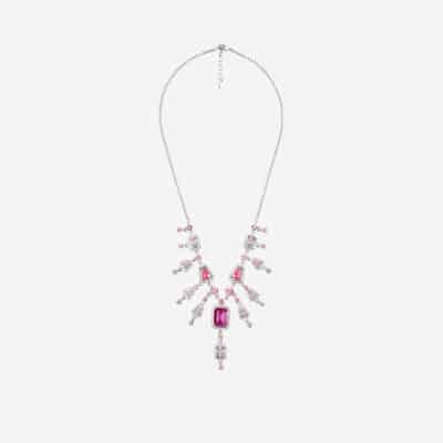 collier en strass roses moulin rouge by on aura tout vu
