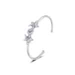 Bracelet Dorian cristaux et fleurs Datura blanches – Image 4