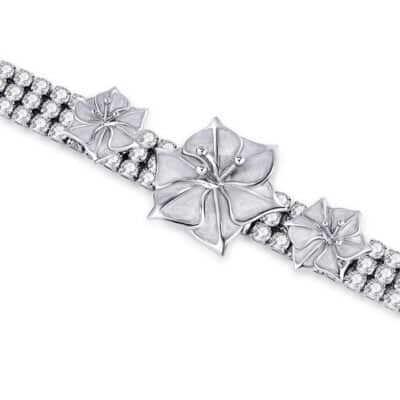 collier choker cristaux et fleurs datura zhang zhehan x on aura tout vu