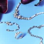 Bracelet Dany perles cristaux et fleurs Datura – Image 6