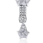 Boucles d'oreilles Diego cristaux et fleurs Datura blanc – Image 6