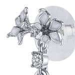 Boucles d'oreilles Darel fleurs Datura et perles – Image 6