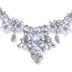 collier fleurs émaillage blanc datura métal argent zhang zhehan x on aura tout vu bijoux