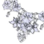 collier fleurs émaillage blanc datura métal argent zhang zhehan x on aura tout vu bijoux