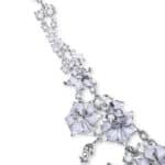 collier fleurs émaillage blanc datura métal argent zhang zhehan x on aura tout vu bijoux