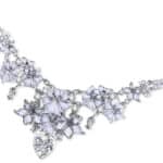 collier fleurs émaillage blanc datura métal argent zhang zhehan x on aura tout vu bijoux