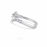 Bague Davy fleurs Datura cristaux et perles – Image 2