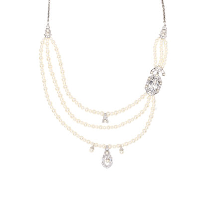 collier perles et cristaux collection bijoux muse de moulin rouge by on aura tout vu